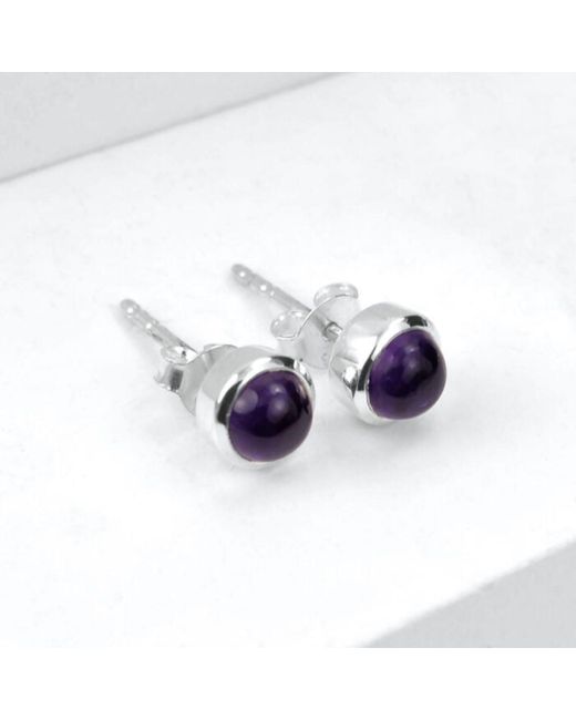 The Jewellery Store London White February Birthstone Jewellery Set With Amethyst