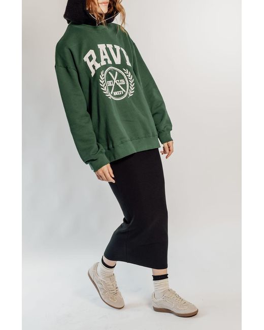 Rave on Trend Green Oversized Rave