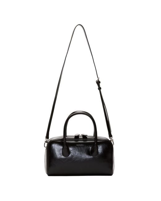 MARHEN.J Black Lara Small Three Way Vegan Leather Shoulder Bag