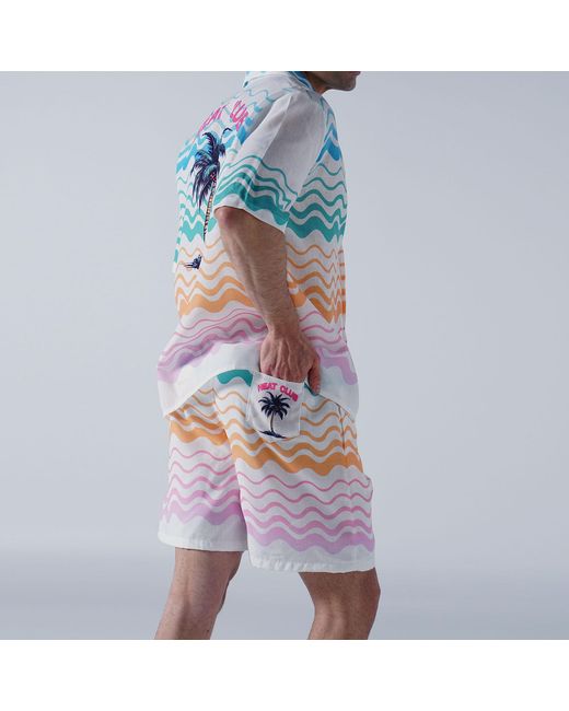 LOVEIST STORE Pink Heat Club Shorts for men