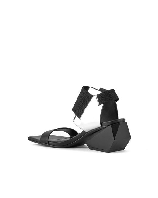 United Nude Black Ricky Sandal Mid
