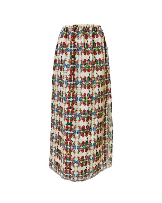 Couture to Your Door Metallic Neutrals Beach Butterfly Bird Co Ord Top And Skirt
