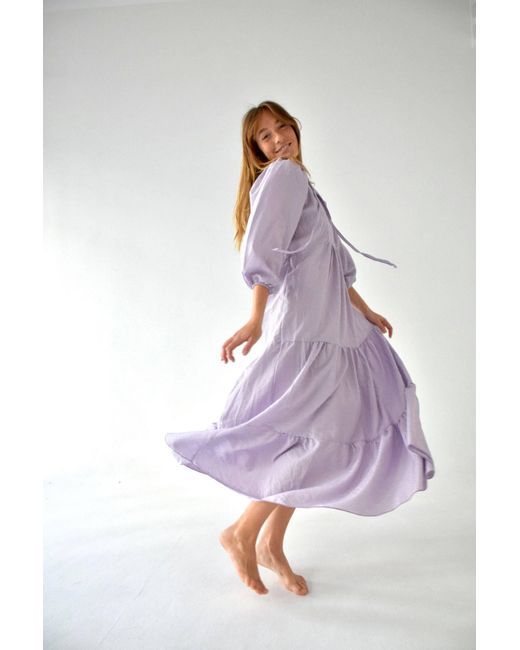 Mind Traveler Purple Gabriela Dress