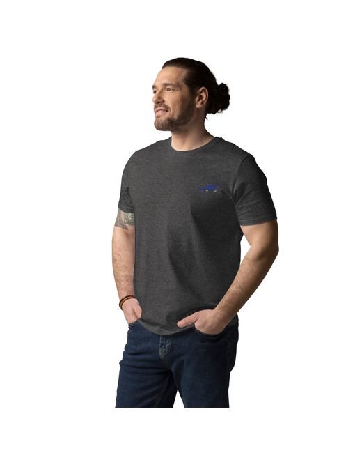 Anchor and Crew Black Heather Shark Gone Swimming for men