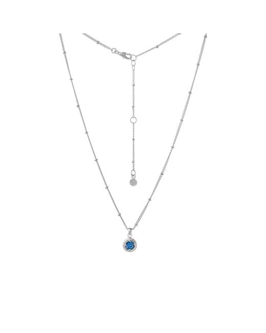 Moon London Metallic London Topaz Sterling Necklace