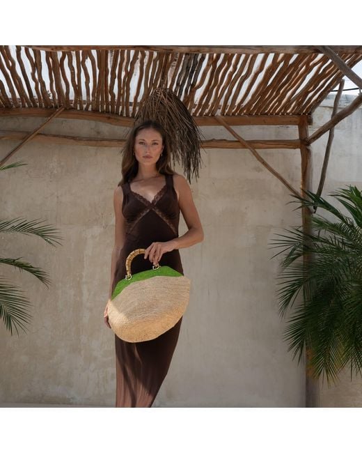 Zanatany Concepts Green Chainette- Bag