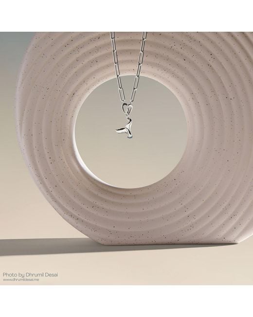 Onia Metallic Whale Tail Charm