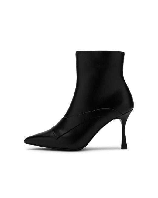 Ilvi Black Antti Leather Heeled Boot