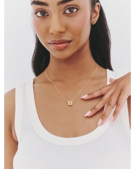 Kouree Metallic 'Braver Than You Think' Necklace Pendant Charm