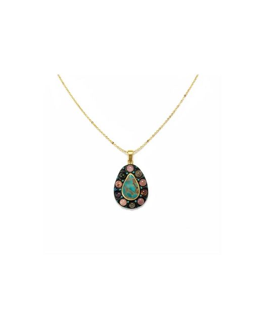 By Virgo Metallic Tarevia Necklace