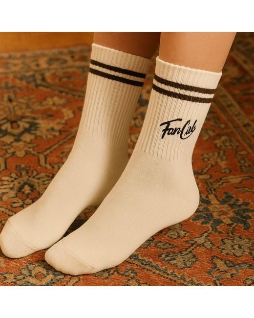 Fanclub Gray Neutrals The Club Member Sock