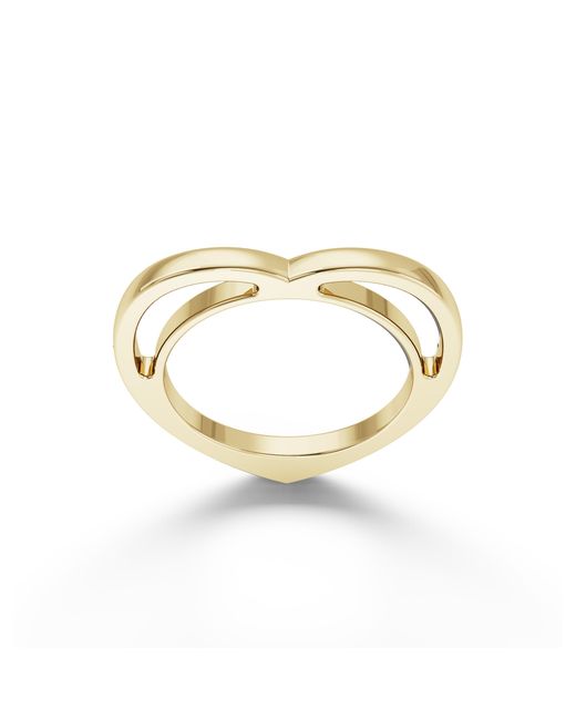 The Link Between Metallic Heartfelt Statement Ring