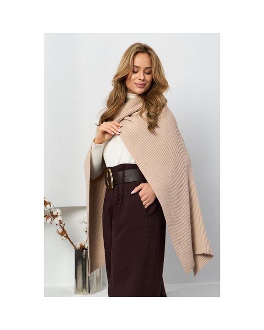 Saachi Natural Drapey Ribbed Shawl