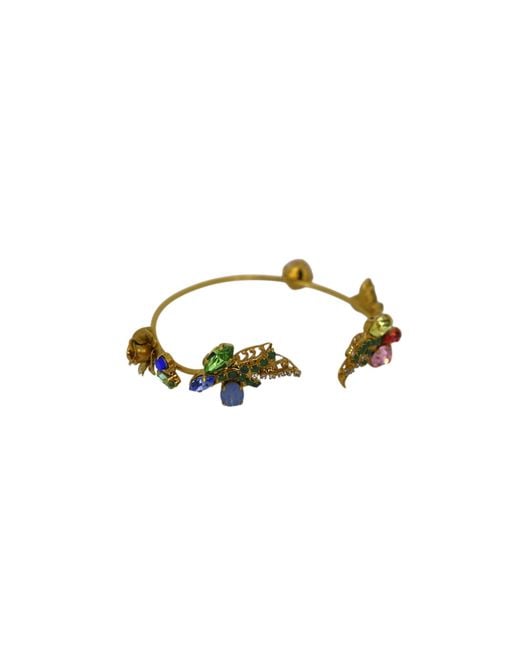Vicki Sarge Black Bloom Torque Bracelet