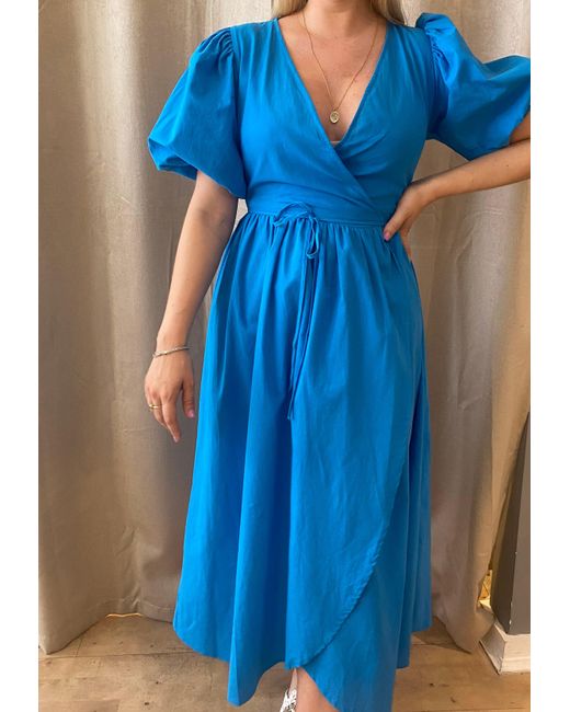 Lula-Ru Blue Belle Cotton Dress