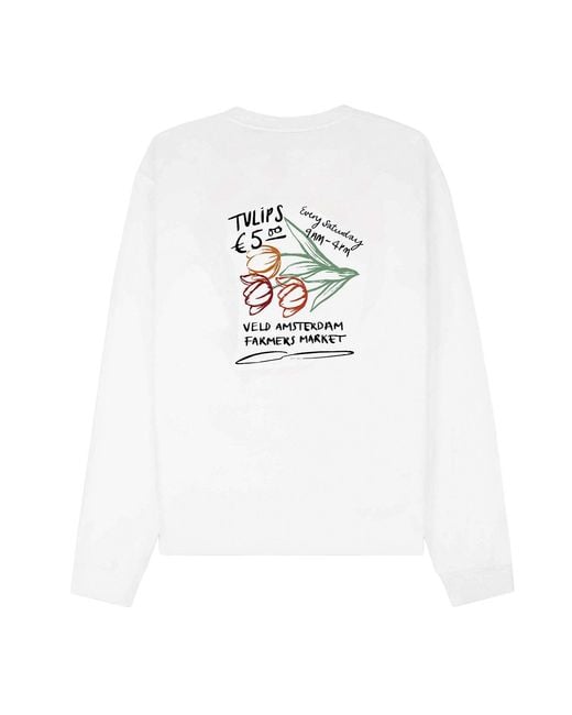 VLD White Beverly Noordermarkt Long Sleeve T-Shirt