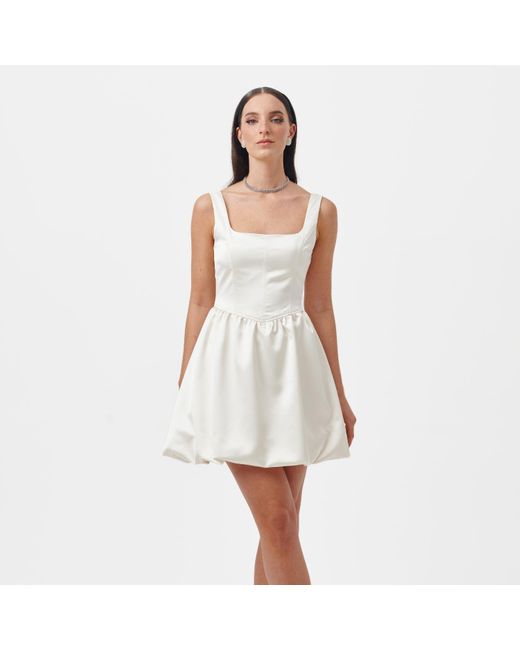 Nanas White Daphne Mini Dress