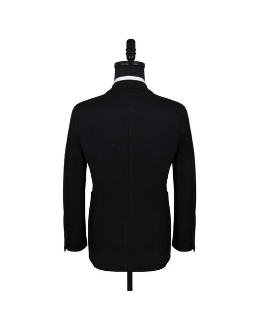 DAVID WEJ Black Ashford Relaxed Single Breasted Blazer for men