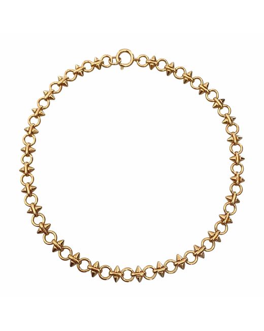 IN CAUDA VENENUM Brown Cult Necklace