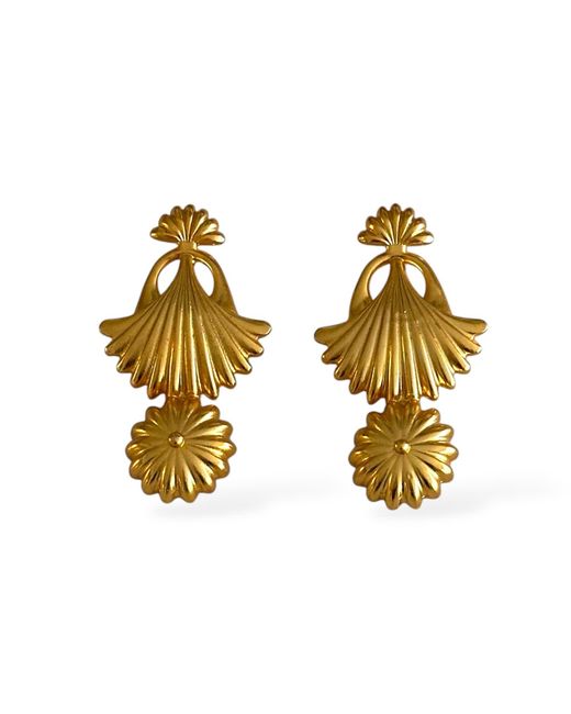 Majalis Jewelry Metallic Long Design Earring