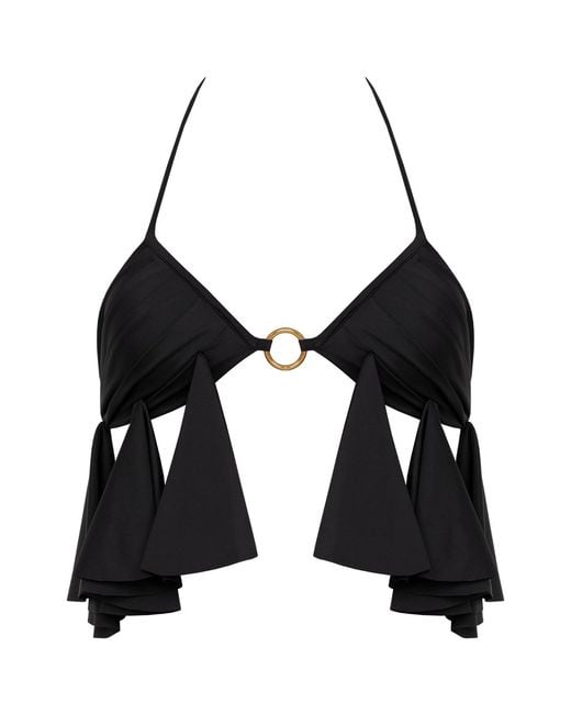 ANTONINIAS Aurelia Bikini Bra In Black