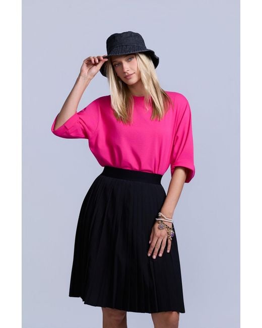 Rave on Trend Pink Oversized Essential Tee