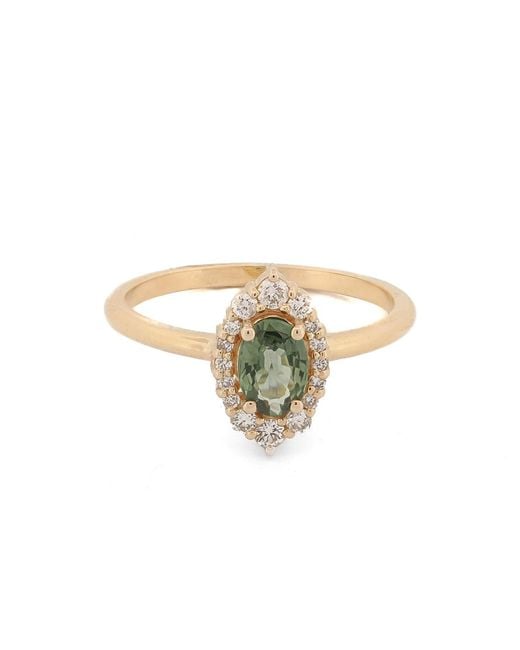 Ebru Jewelry White Eternal Romance Sapphire & Diamond Ring