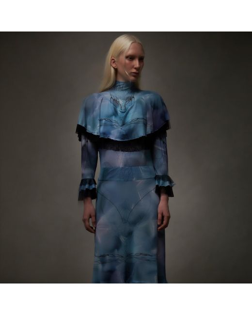 Paloma Lira Blue Victorian Dress