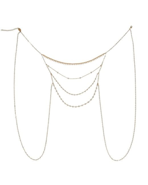 La Soula Jewelry White Neutrals Lyra Necklace