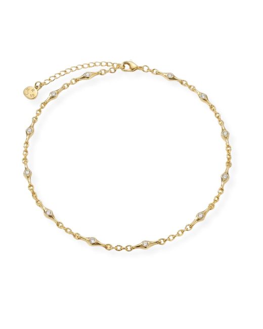 Martina Rozenberg Smira Jewelry Metallic Pedra Necklace
