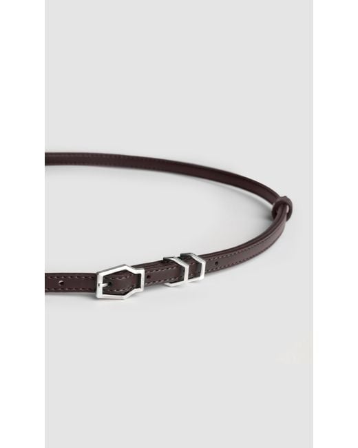 PREVU Brown Karel Belt Mini
