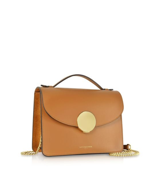 Le Parmentier Brown New Ondina Top Handle Shoulder Bag