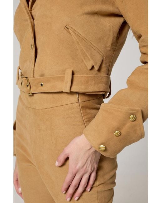 K-Win London Natural Classic Moleskin Jacket