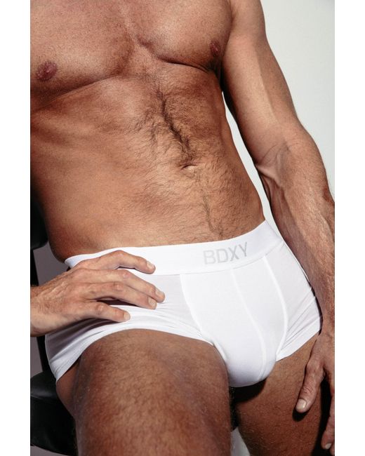 Bdxy Studio White The Boom Underwear Boxer for men