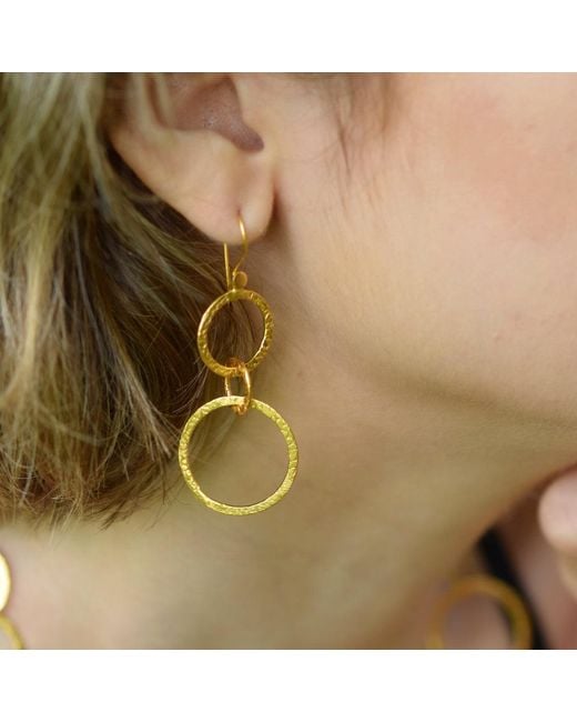 GEM BAZAAR Metallic Goldilocks Earrings