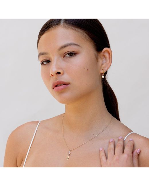 Dower & Hall Metallic Topaz Hammered Huggie Hoops