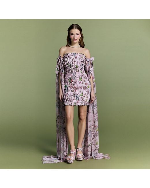 Nur Karaata Pink Azure Drift Dress