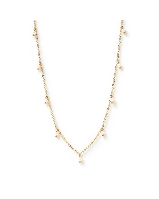 ARMS OF EVE Metallic Sofia Pearl Necklace