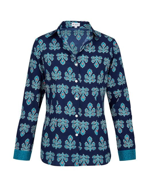 At Last Blue Mayfair Shirt