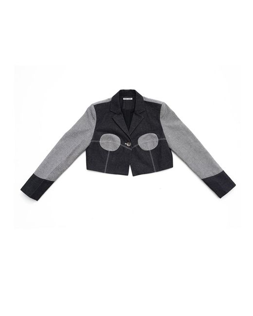 Belkys Studio Black Vesper Denim Breasted Jacket