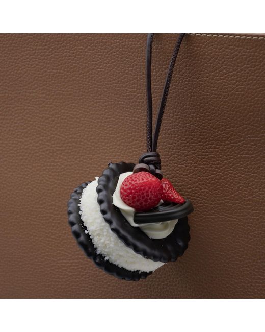 Absurde Metallic Chocolate Fruit Tart Bag Charm