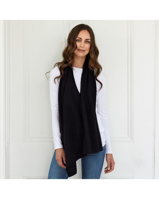 Cove Black Lucy Multi Way Cashmere Wrap