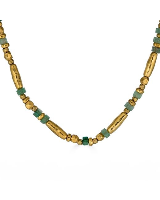 Loni Paul Jewelry Metallic Strawberry Quartz Bead Necklace