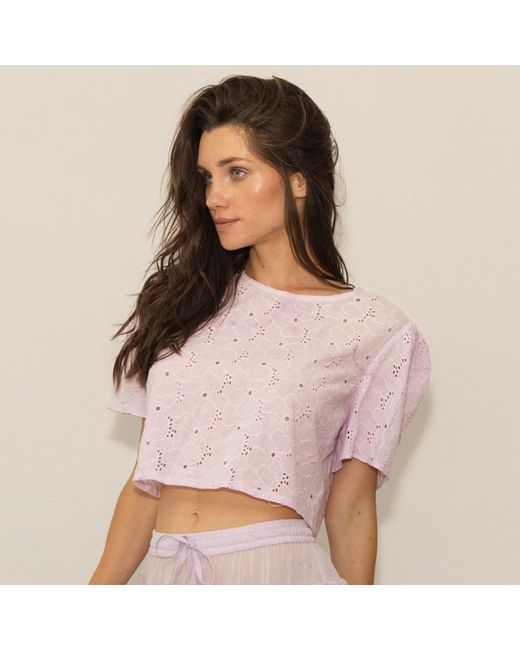 Muche Et Muchette Purple Biky Top