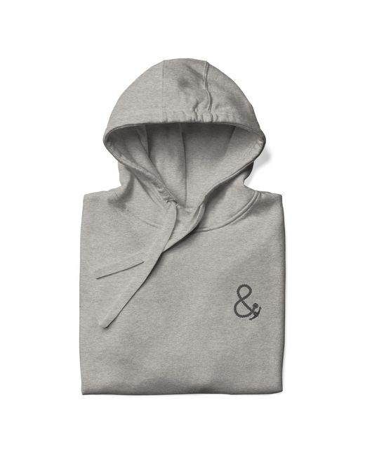 Anchor and Crew Gray Heather Savannah Slow Sundays Running Club Cotton Blend Hoodie