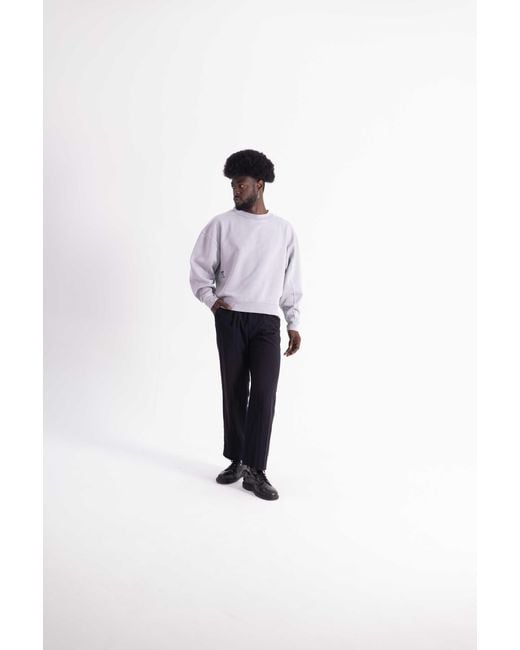Achilles and the Tortoise Purple Logo Crewneck for men