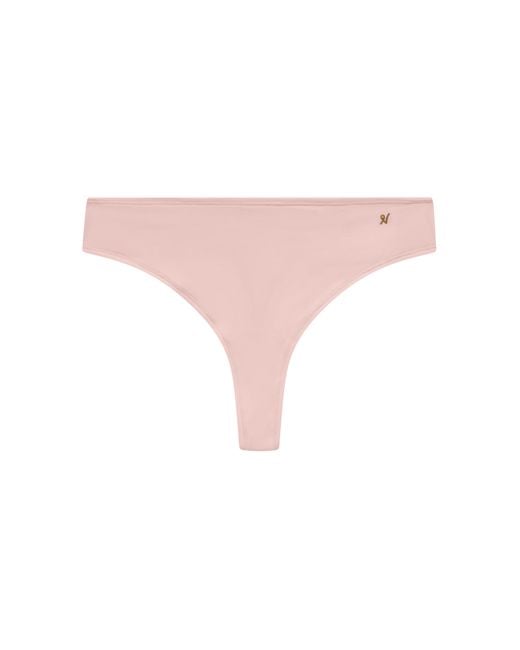 Nudea Pink The Stretch Dipped Thong Bundle Three Pack