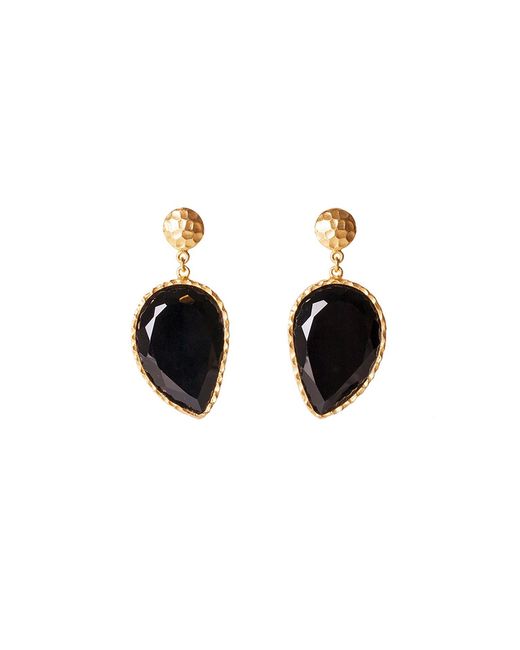 Christina Greene Black Moon Earrings