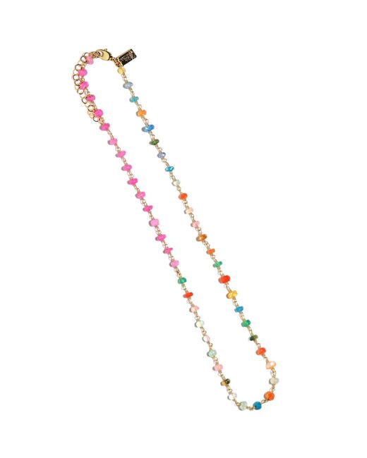 Native Gem Metallic Neon Opal Necklace
