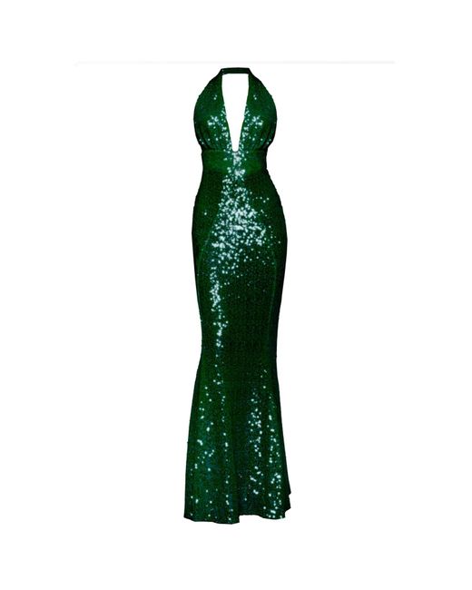 Angelika Jozefczyk Green Lana Evening Gown Emerald